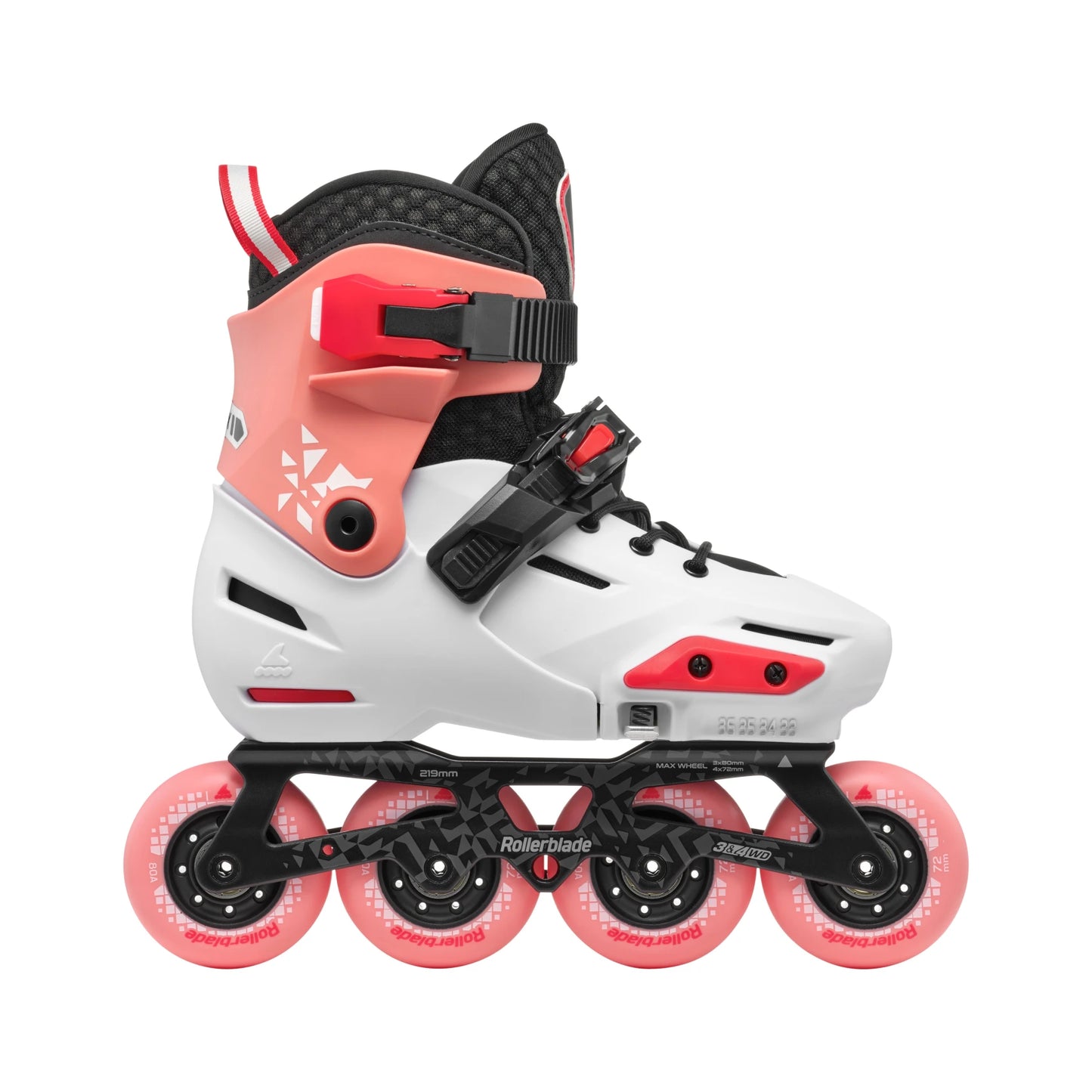Rollerblade Apex JR - Platinum/Coral