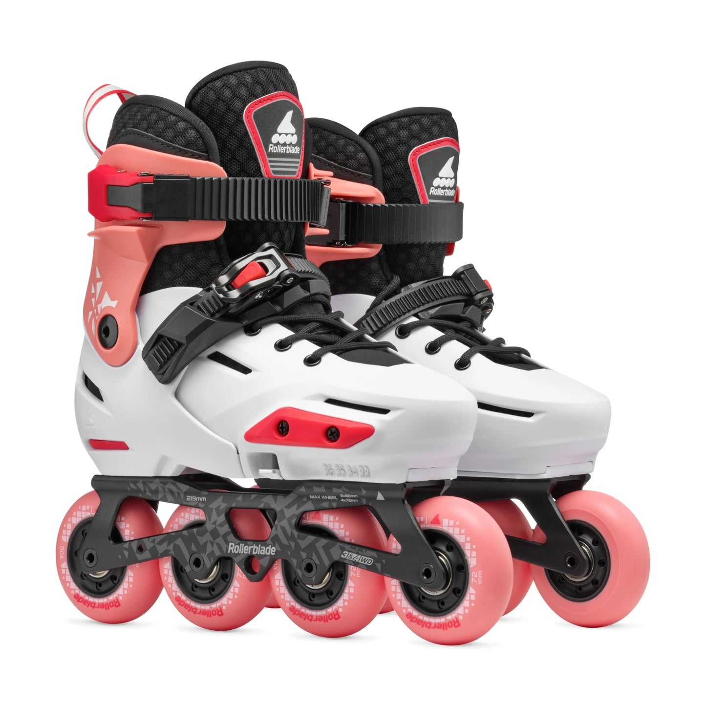 Rollerblade Apex JR - Platinum/Coral