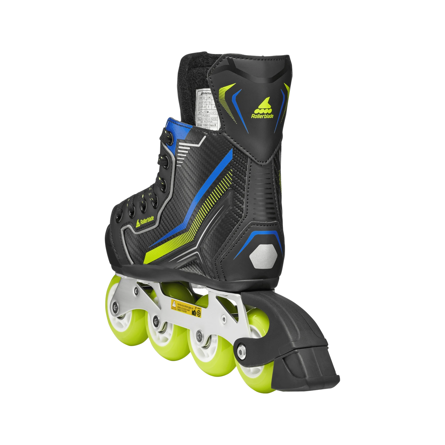 Rollerblade Dynamo JR - Black/Lime/Blue