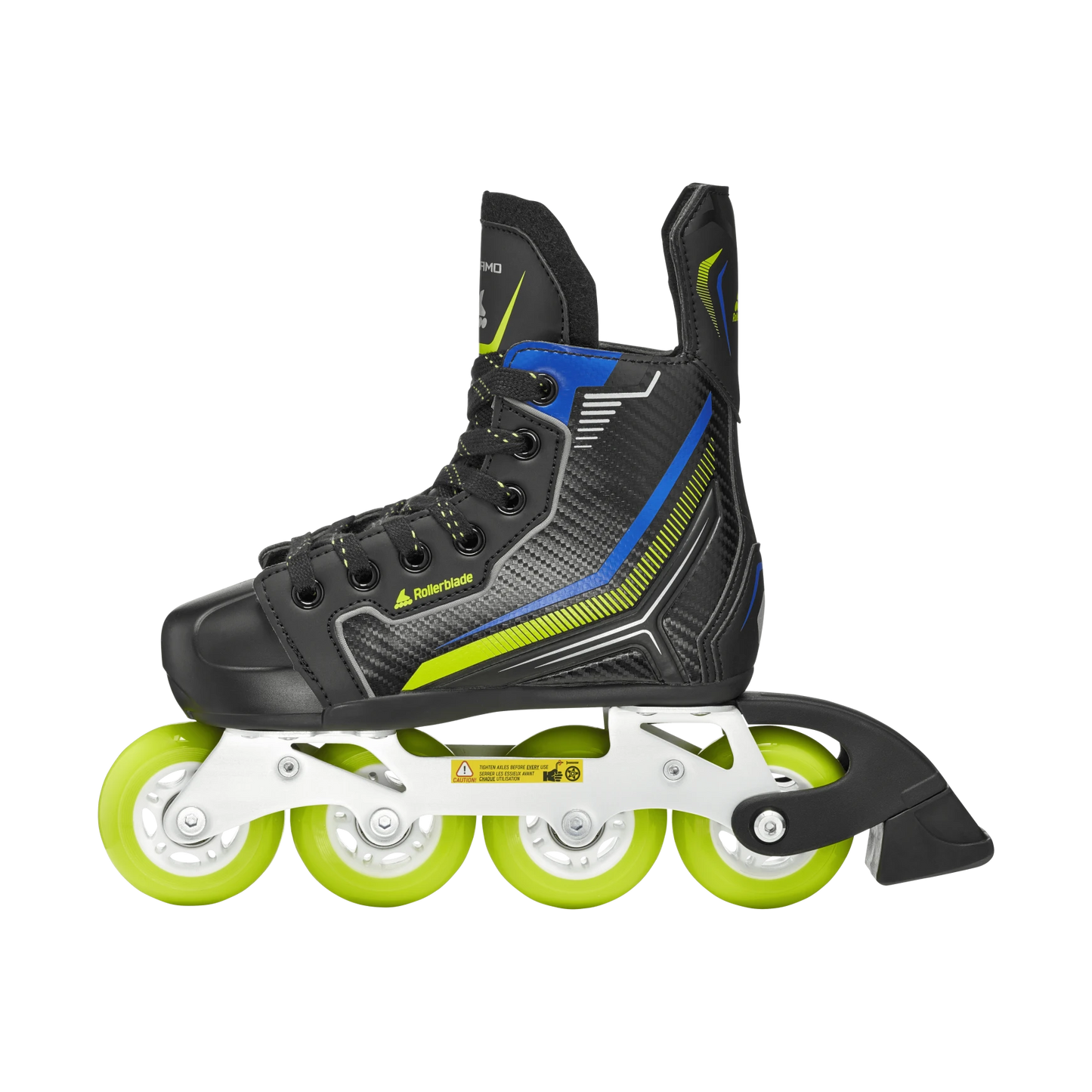 Rollerblade Dynamo JR - Black/Lime/Blue