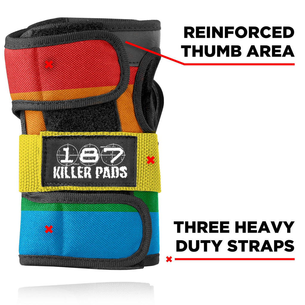 187 Killer Pad - Wrist Guards - Rainbow