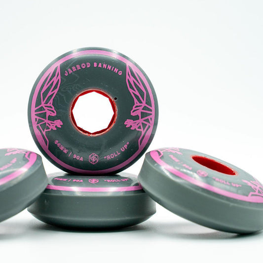 Red Eye Jarrod Banning 64mm/90a Wheels - Grey (4pk)