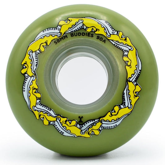 Mushroom Blading Buddies 58mm/90a Wheels
