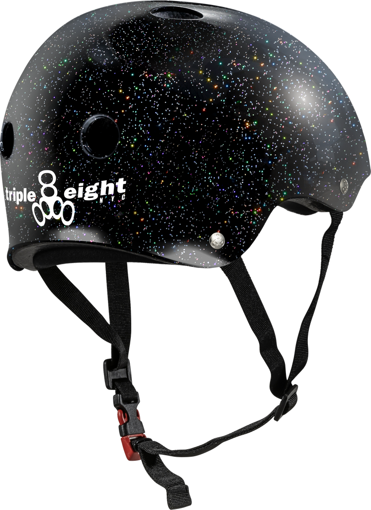 Triple 8 - The Certified Sweatsaver - Black Glitter