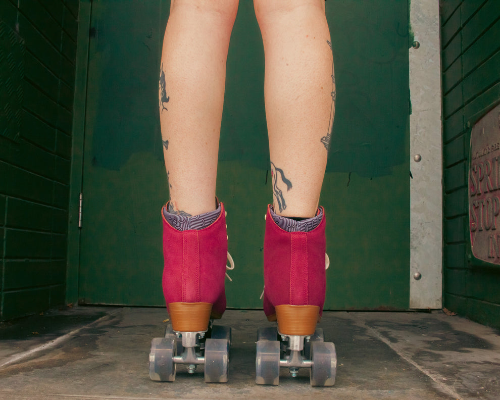 Chuffed Skates Wanderer - Burgundy