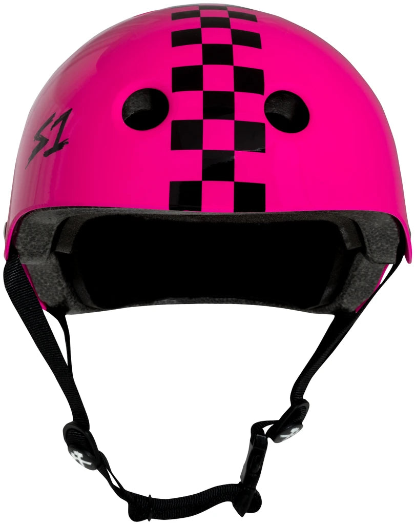 S1 Lifer Helmet - Pink Gloss w/ Checkers