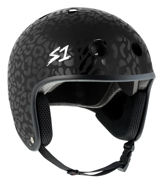 S1 Retro Lifer Helmet - Black Leopard Matte