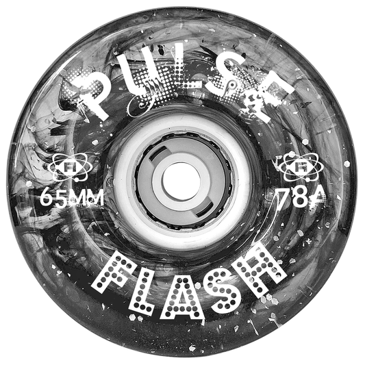 Atom Pulse Flash Wheels 65mm/78A Smoke Glitter