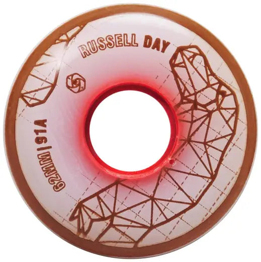Red Eye Russell Day Wheels - 62mm/91a (4pk)