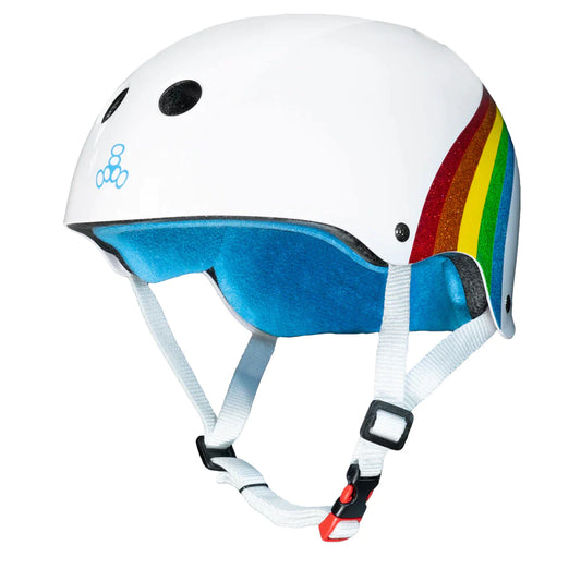 Triple 8 - The Certified Sweatsaver - Rainbow Sparkle / White